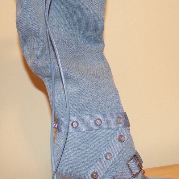 Steve Madden Denim Heels - Picture 6 of 12
